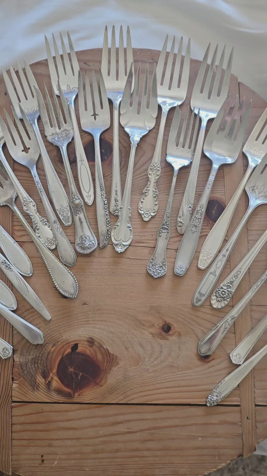 Vintage Silver Plated Serving Fork | Wandering Tulips